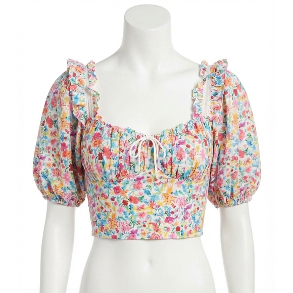 FOR LOVE & LEMONS Tops - NEW FOR LOVE & LEMONS claude top in aqua